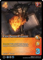 Fiery Dagger Flourish (FOIL)